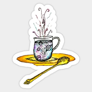 Cosmic Tea Sticker